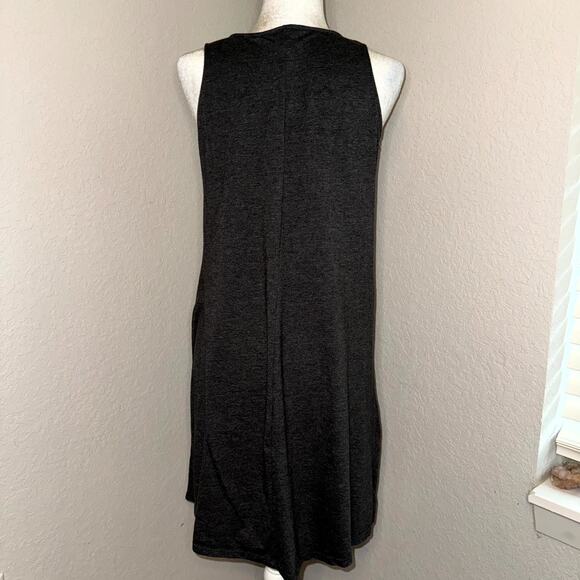 Pete The Cat Family & Friends Collage Tank Dress Women's M Heather Gray Teacher - Picture 3 of 8